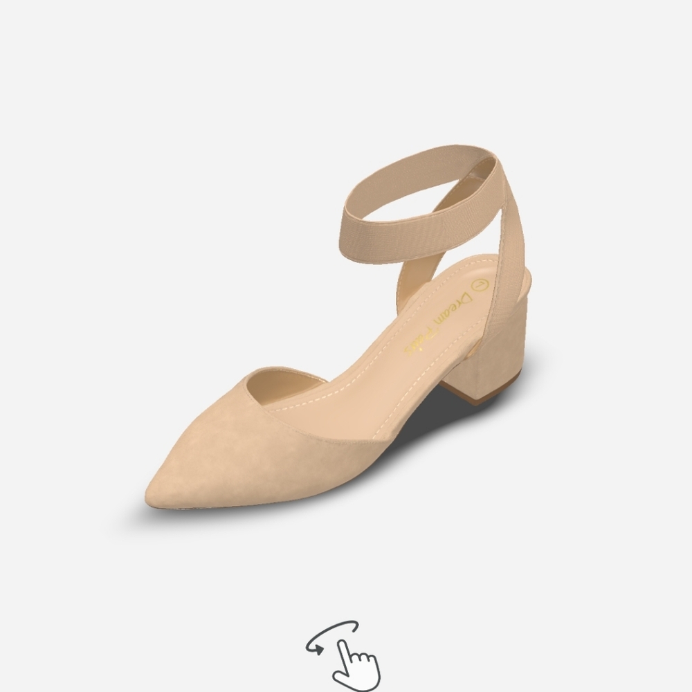 Dream Pairs low chunky heels --women's size 9